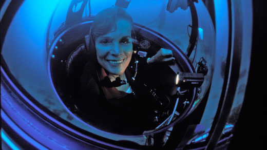 Sylvia Earle in one-person submersible DeepWorker